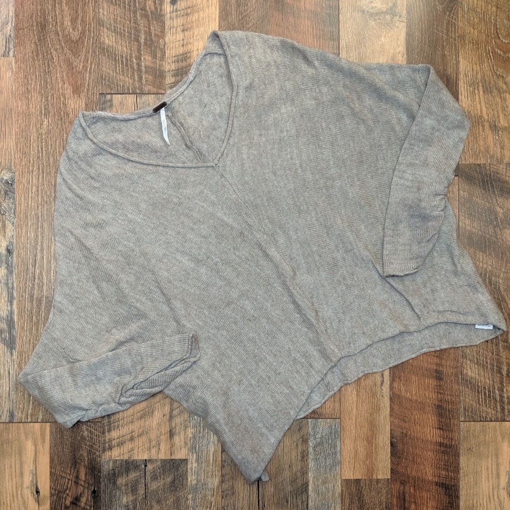 FREE PEOPLE SADIE WOOL BLEND V-NECK SWEATER - Picture 7 of 8
